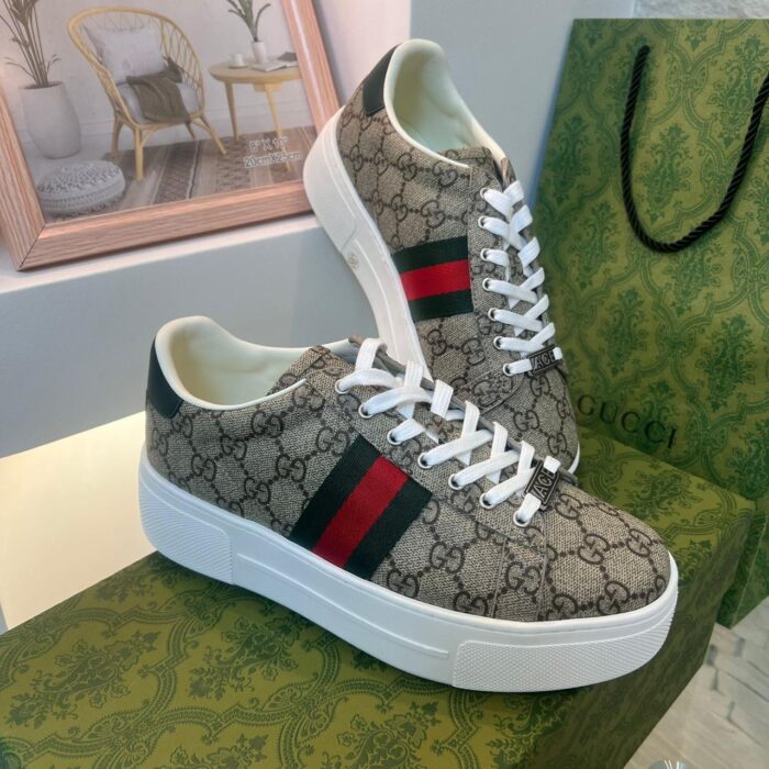 tênis Gucci Ace Plataform