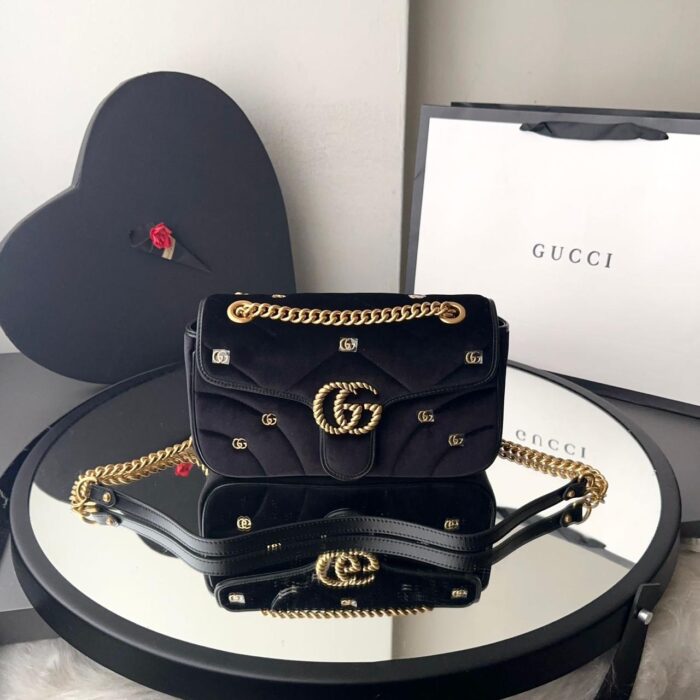 ++CORES EM ANEXO-bolsa Gucci Marmont - Imagem 5