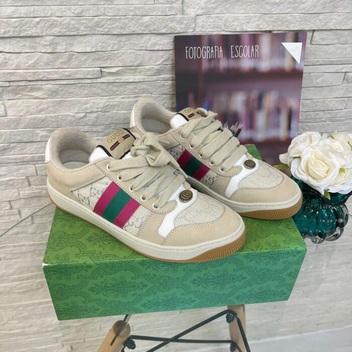 ++CORES EM ANEXO-tênis Gucci Screener - Imagem 4