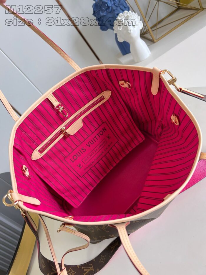 ++CORES EM ANEXO-Bolsa Neverfull Inside Out - Imagem 9