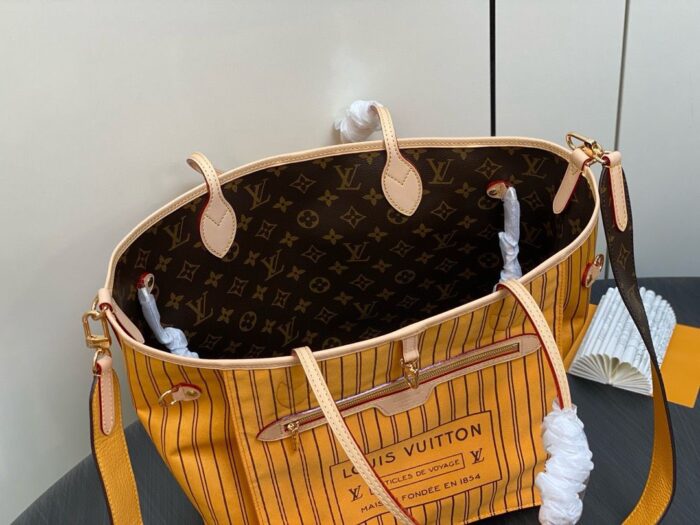 ++CORES EM ANEXO-Bolsa Neverfull Inside Out - Imagem 5