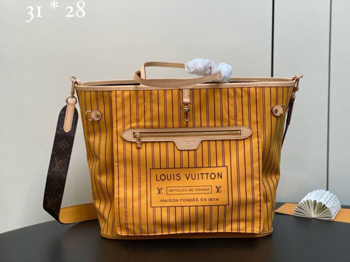 ++CORES EM ANEXO-Bolsa Neverfull Inside Out - Imagem 7