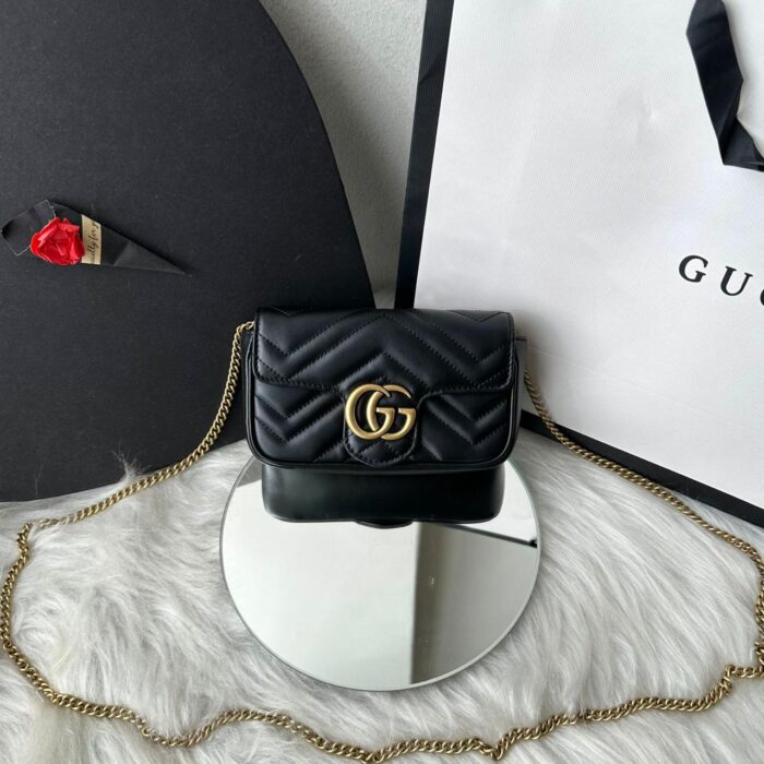 ++CORES EM ANEXO-Bolsa Gucci Marmont SuperMini - Imagem 3