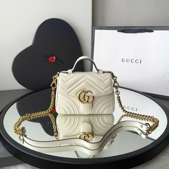 ++CORES EM ANEXO-bolsa Gucci Marmont alça - Imagem 2