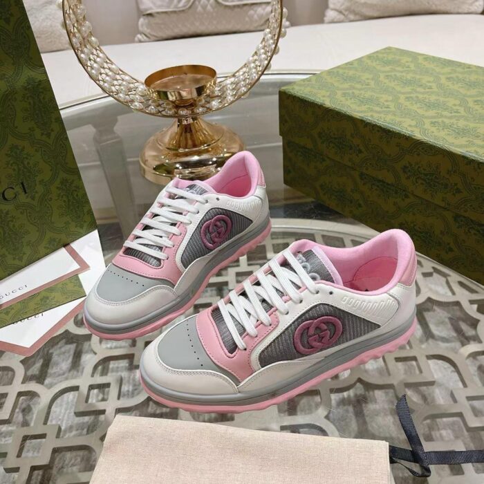 tênis Gucci MAC80 rosa