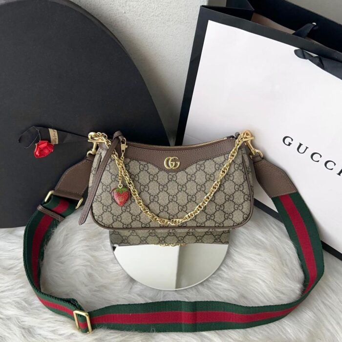 ++CORES EM ANEXO bolsa Gucci Ophida morango