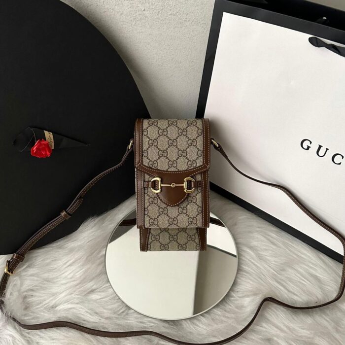 ++CORES EM ANEXO bolsa Gucci horsebit celular