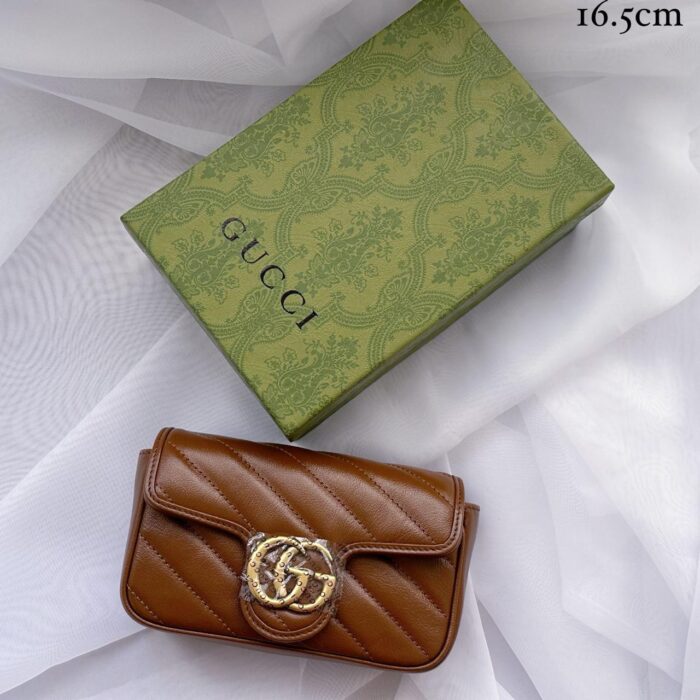 ++CORES EM ANEXO-Bolsa Gucci Marmont SuperMini - Imagem 8