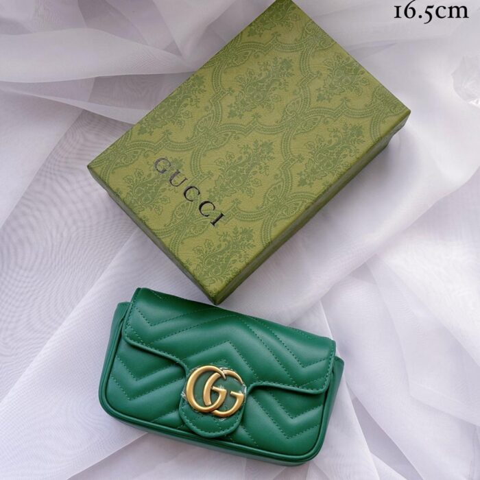 ++CORES EM ANEXO-Bolsa Gucci Marmont SuperMini - Imagem 4