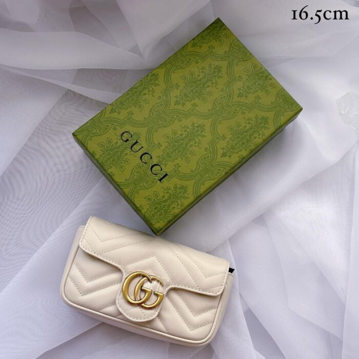 ++CORES EM ANEXO-Bolsa Gucci Marmont SuperMini - Imagem 7