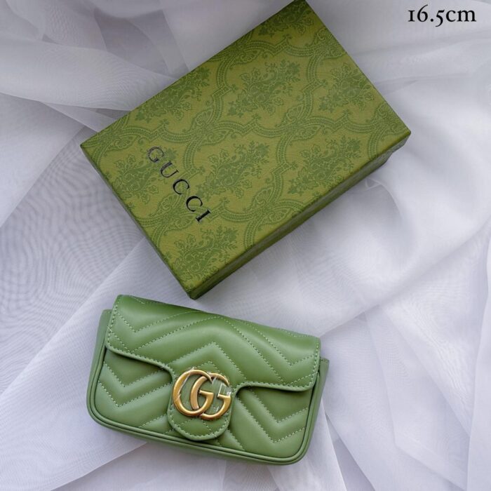 ++CORES EM ANEXO-Bolsa Gucci Marmont SuperMini - Imagem 6