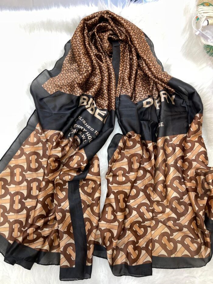 ++CORES EM ANEXO- Lenço seda Burberry - Imagem 3
