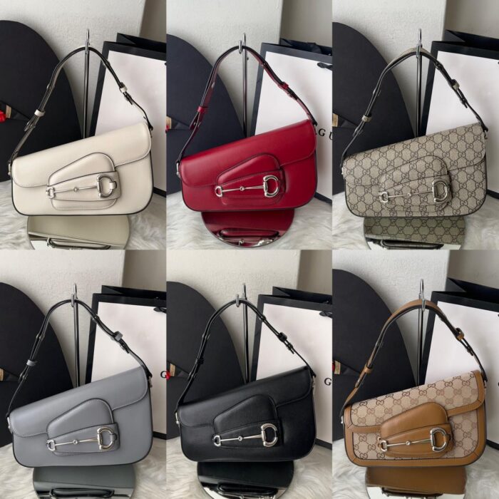 ++CORES EM ANEXO bolsa Gucci Horsebit ombro