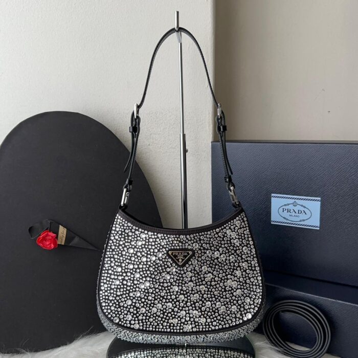 ++CORES EM ANEXO Bolsa Prada Cleo Pedras - Imagem 6