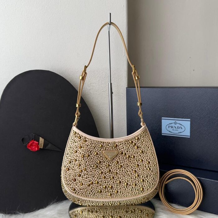 ++CORES EM ANEXO Bolsa Prada Cleo Pedras - Imagem 4