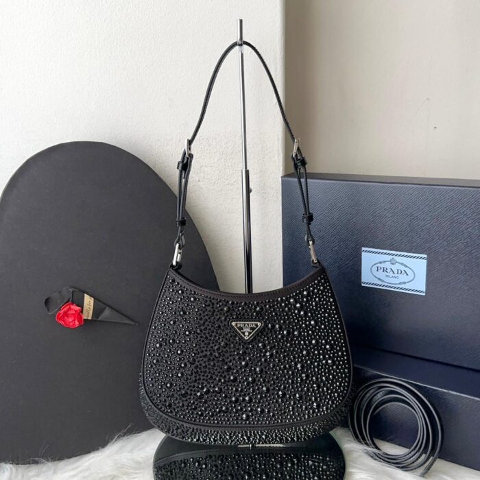 ++CORES EM ANEXO Bolsa Prada Cleo Pedras - Imagem 3