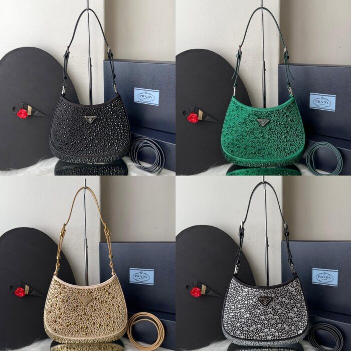 ++CORES EM ANEXO Bolsa Prada Cleo Pedras