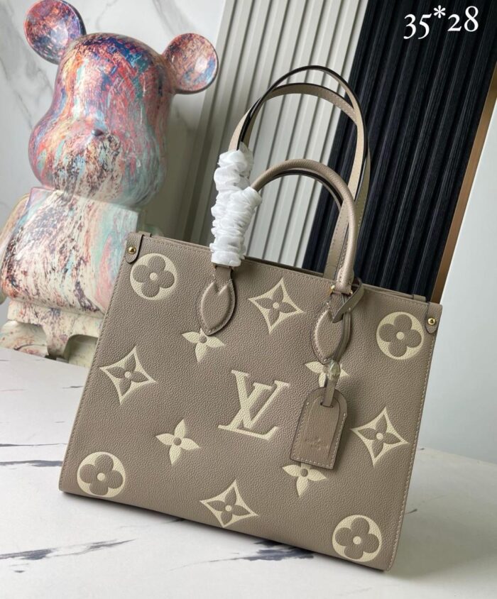 +CORES EM ANEXO bolsa LV Onthego bege