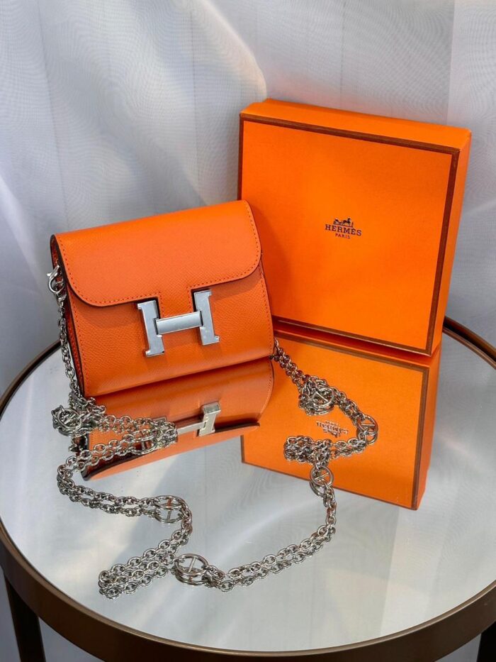 ++CORES EM ANEXO Bolsa Carteira Hermes - Imagem 11