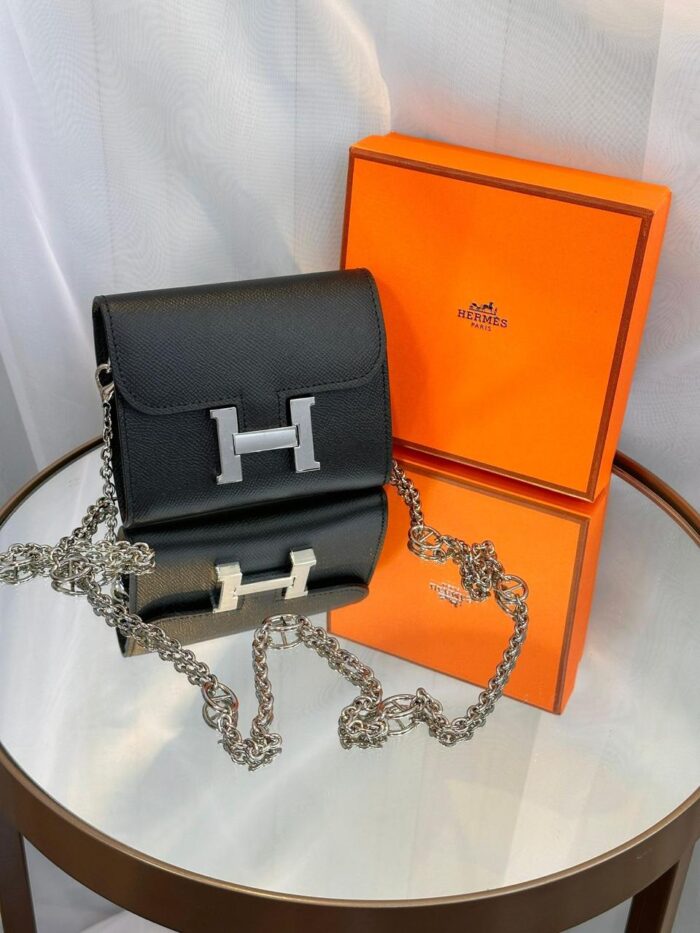++CORES EM ANEXO Bolsa Carteira Hermes - Imagem 9
