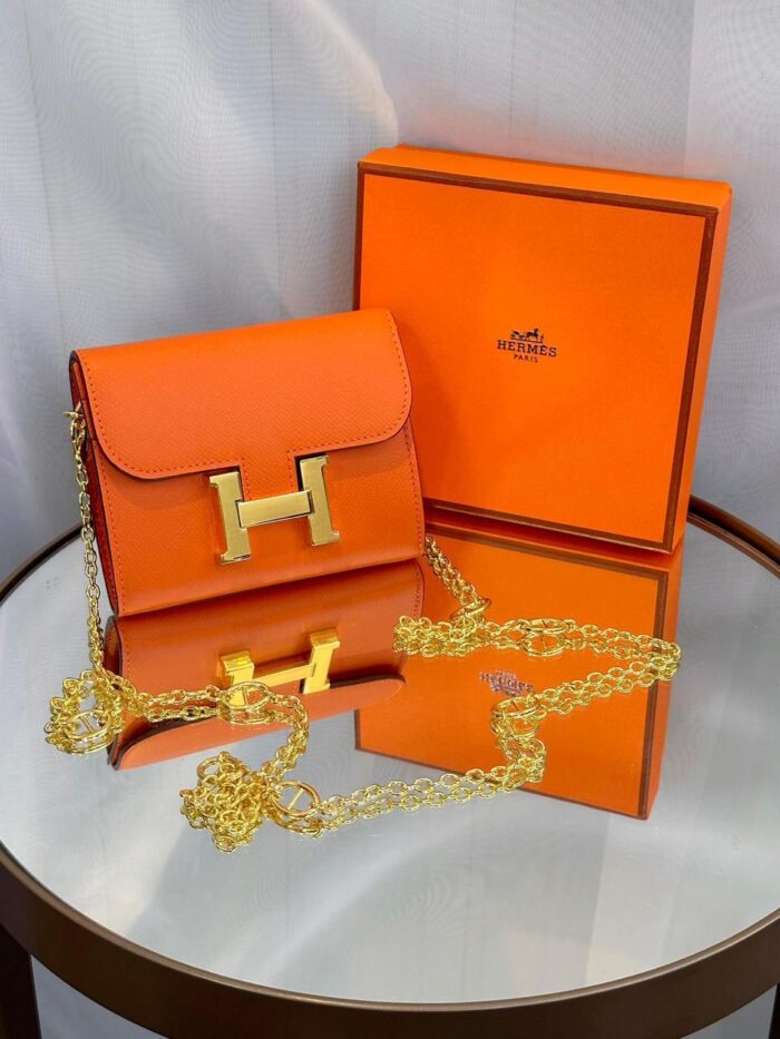 ++CORES EM ANEXO Bolsa Carteira Hermes - Imagem 7