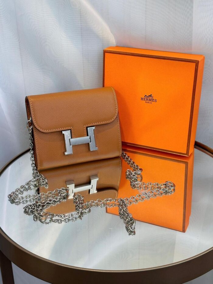 ++CORES EM ANEXO Bolsa Carteira Hermes - Imagem 4
