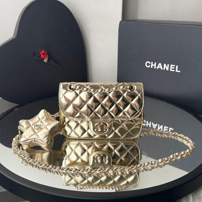 ++CORES EM ANEXO Bolsa Chanel chaveiro estrela - Imagem 2