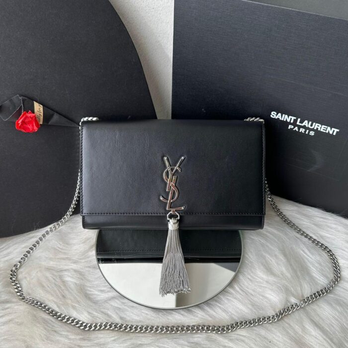 ++CORES EM ANEXO Bolsa YSL Kate pingente 23 cm - Imagem 3