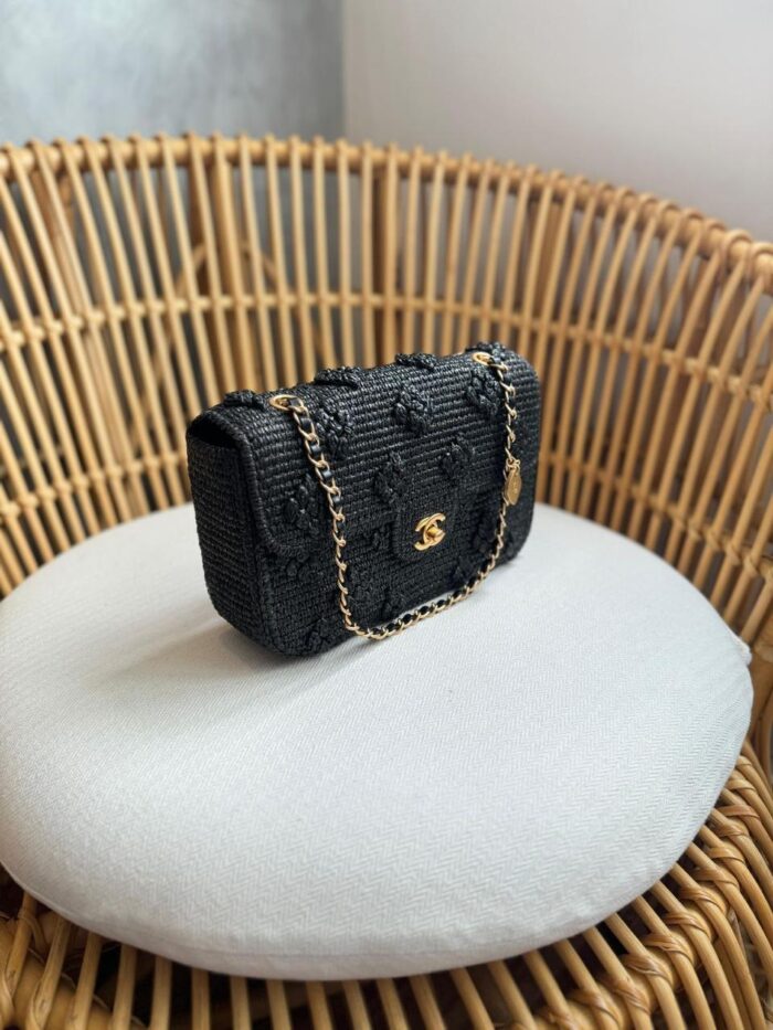 bolsa Chanel Flap Woven
