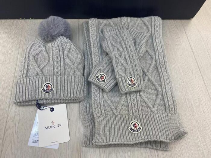 ++CORES EM ANEXO kit inverno Moncler | cachecol luvas gorro touca - Imagem 17