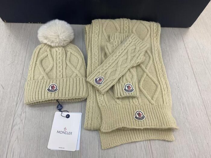 ++CORES EM ANEXO kit inverno Moncler | cachecol luvas gorro touca - Imagem 18