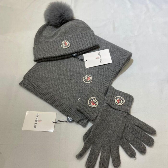 ++CORES EM ANEXO kit inverno Moncler | cachecol luvas gorro touca - Imagem 15