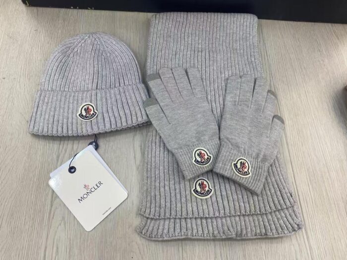 ++CORES EM ANEXO kit inverno Moncler | cachecol luvas gorro touca - Imagem 6