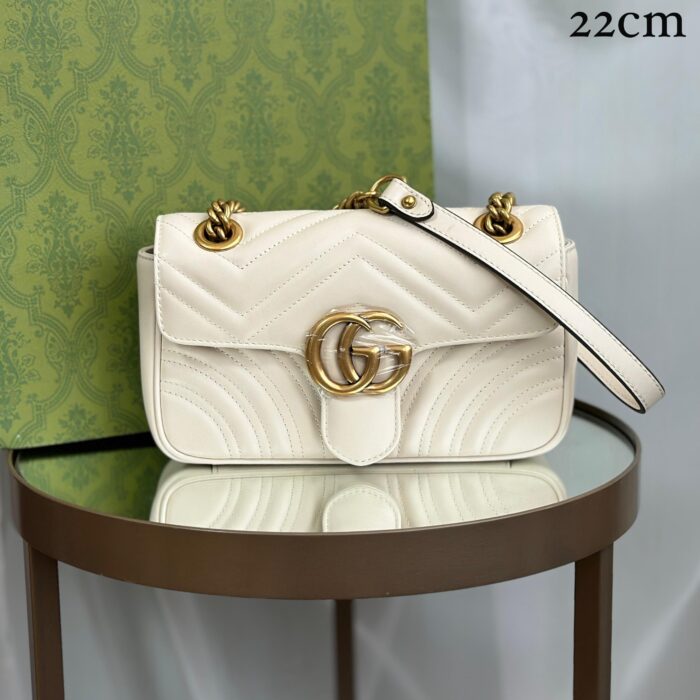 (++CORES EM ANEXO-Bolsa Gucci Marmont 22cm - Imagem 7