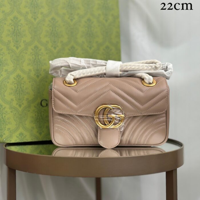 (++CORES EM ANEXO-Bolsa Gucci Marmont 22cm - Imagem 8
