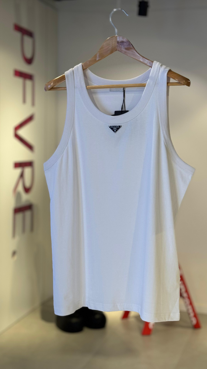 Prada Regata Branca - Imagem 2
