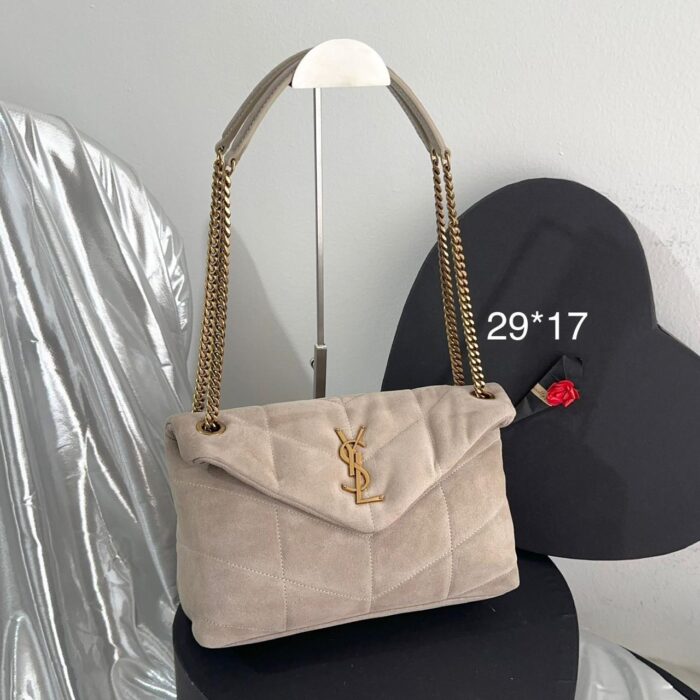 ++CORES EM ANEXO-Bolsa YSL Loulou puffer - Imagem 3