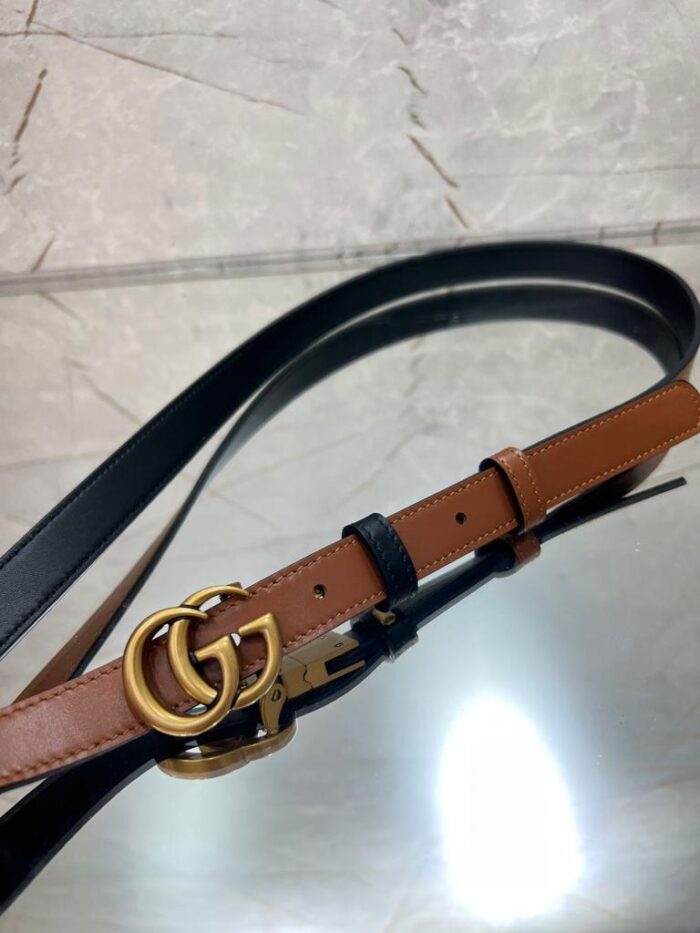 ++CORES EM ANEXO-Cinto Gucci dupla face - Imagem 2