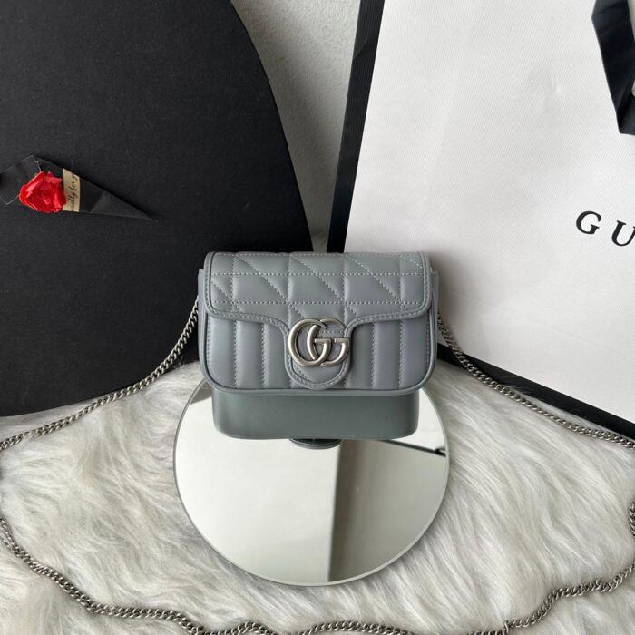 ++CORES EM ANEXO-Bolsa Gucci Marmont super mini - Imagem 2