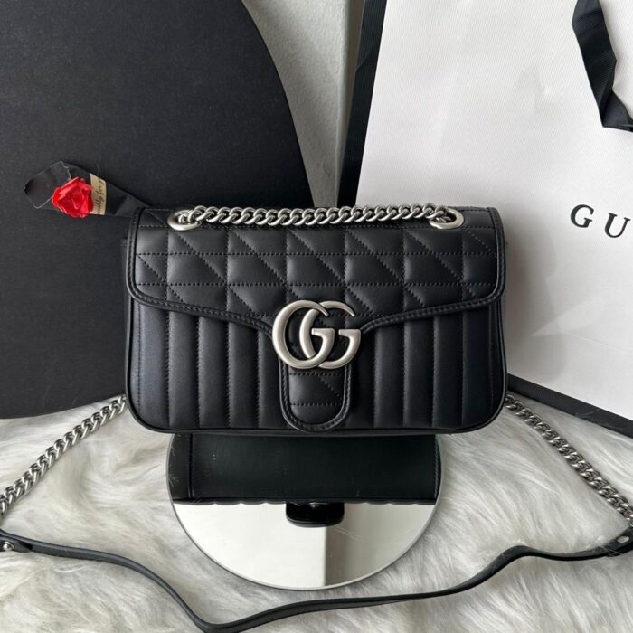 ++CORES EM ANEXO-Bolsa Gucci Marmont 26cm - Imagem 3
