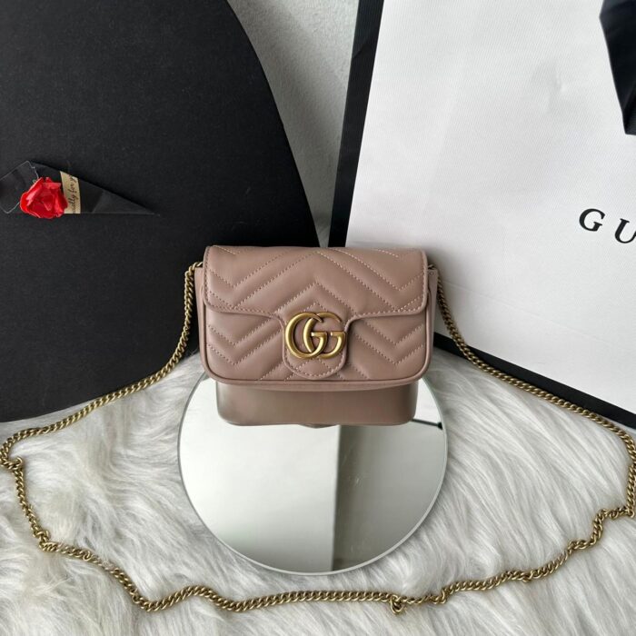 ++CORES EM ANEXO-Bolsa Gucci Marmont SuperMini - Imagem 2