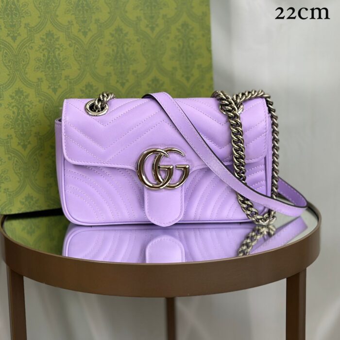 (++CORES EM ANEXO-Bolsa Gucci Marmont 22cm - Imagem 3