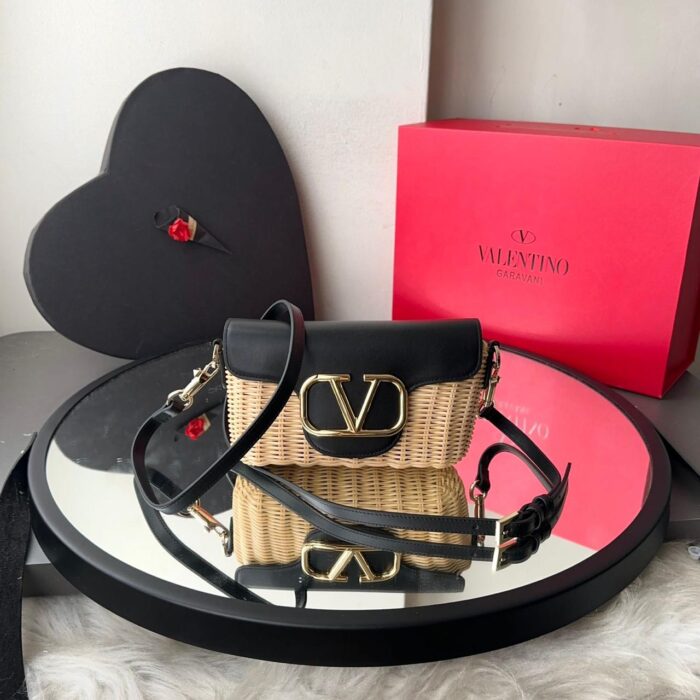++CORES EM ANEXO-bolsa de praia Valentino Loco Ráfia - Imagem 2
