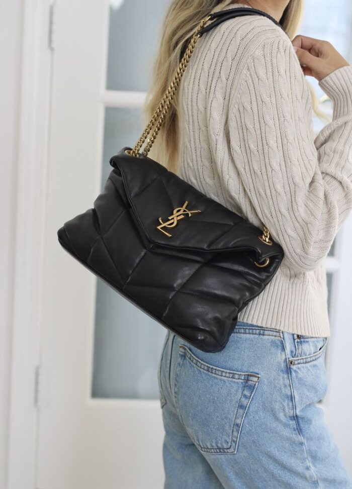 ++CORES EM ANEXO- bolsa YSL Puffer medium