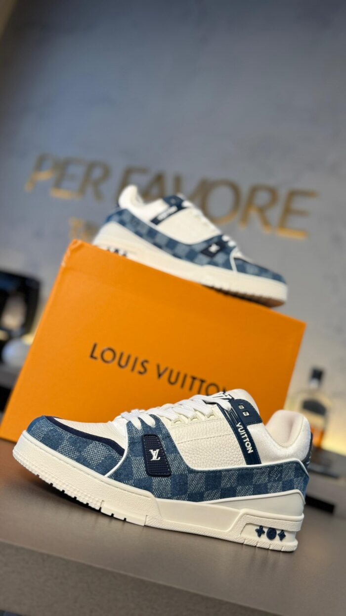 LV Trainer Denim Cyan Blue - Imagem 5
