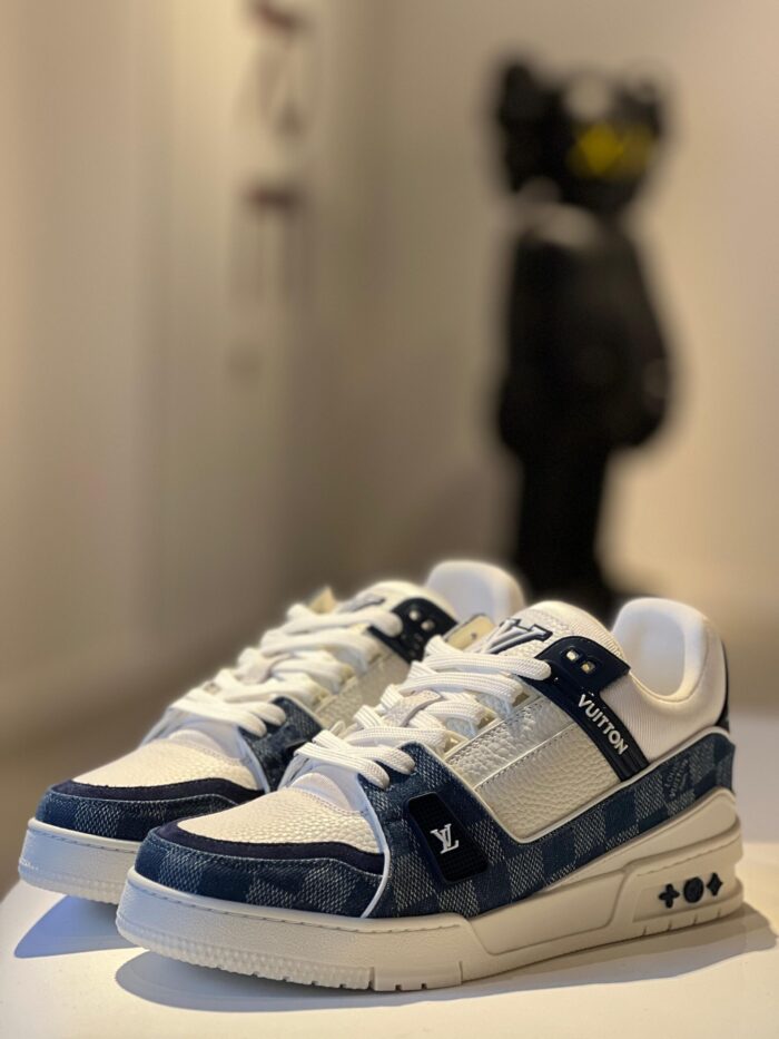 LV Trainer Denim Cyan Blue - Imagem 4