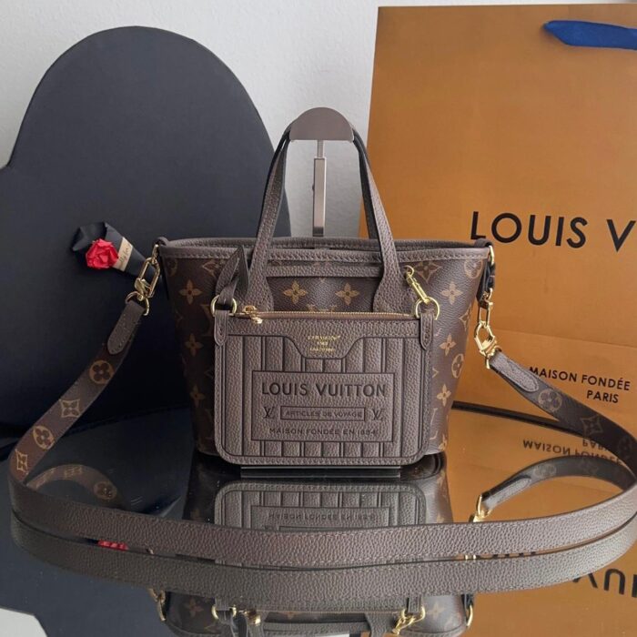 ++CORES EM ANEXO bolsa LV Neverfull Out Side mini - Imagem 3