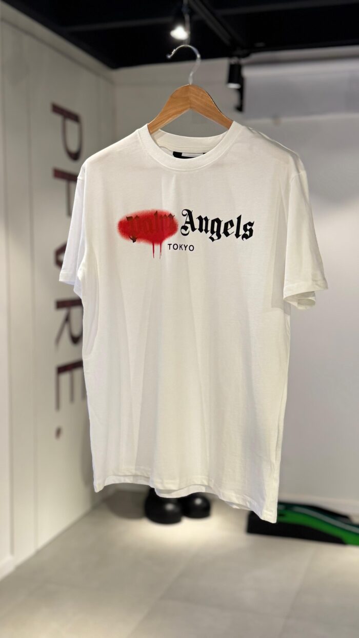 Palm Angels Tokyo Sprayed Logo T-Shirt - Imagem 2